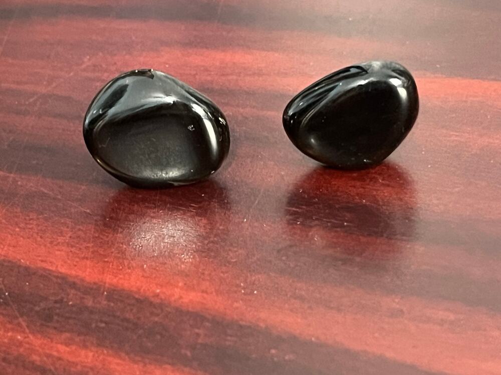 Black Tourmaline Stone Cufflinks